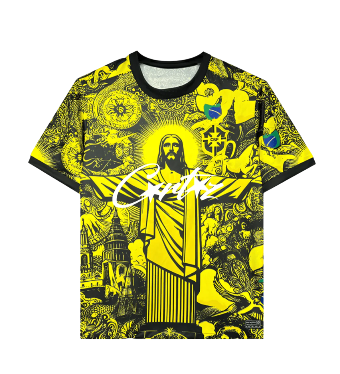 Brasile Gesù x Corteiz Kit Giallo Edizione Speciale