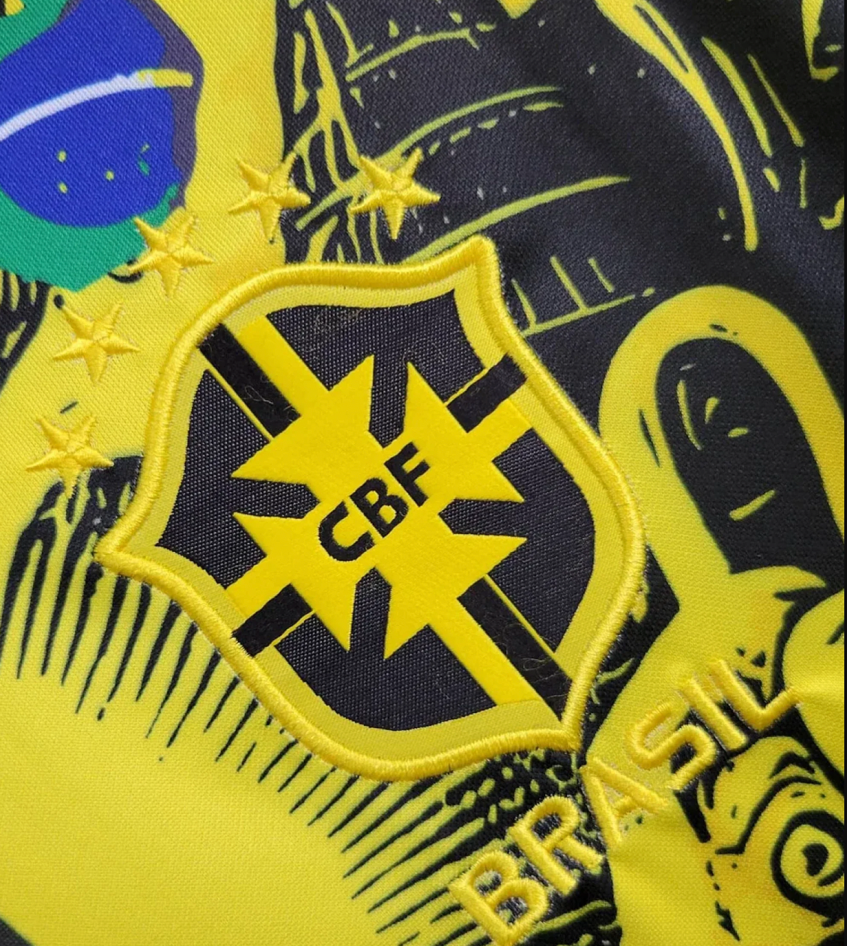 Brasile Gesù x Corteiz Kit Giallo Edizione Speciale