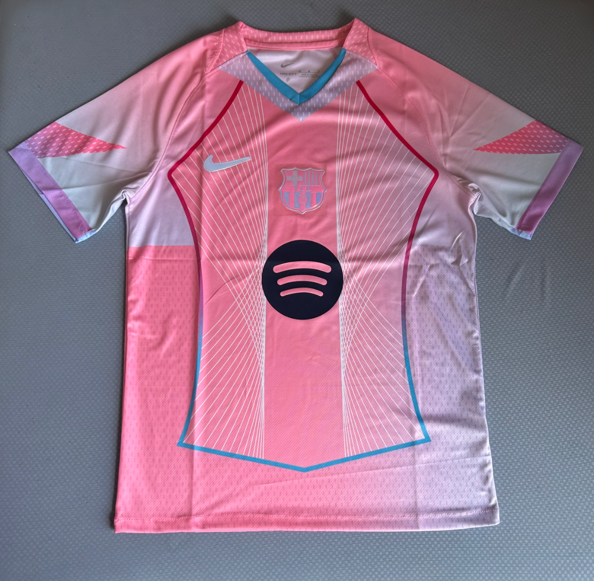 Camiseta rosa para niños FC Barcelona 2025–26