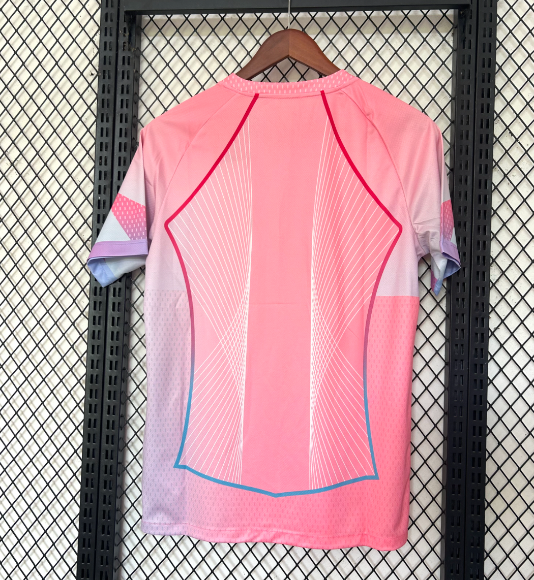 Camiseta rosa para niños FC Barcelona 2025–26