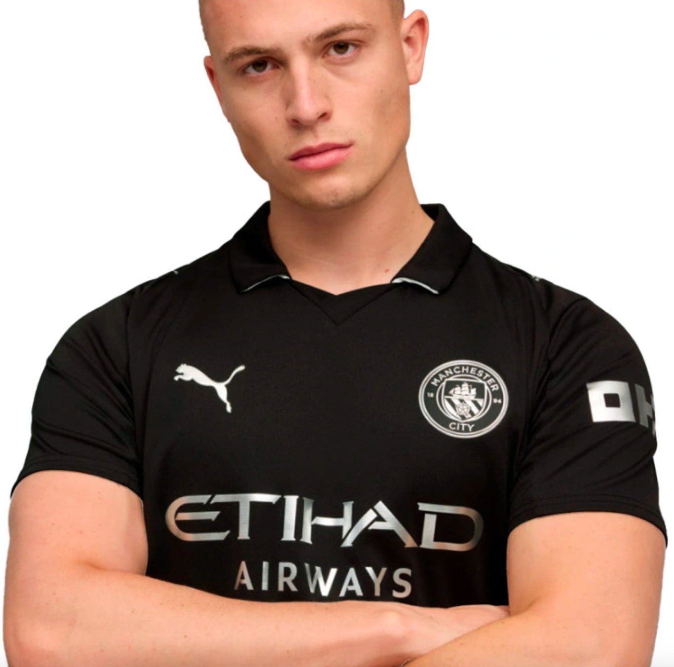 Manchester City 2025/2026 Schwarzes Auswärtstrikot