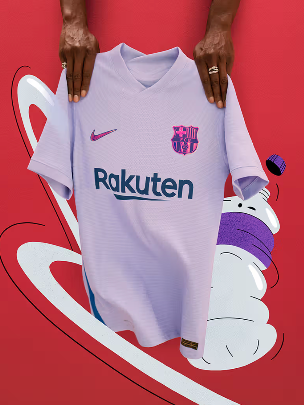 FC Barcelona lila Trikot 2021/2022