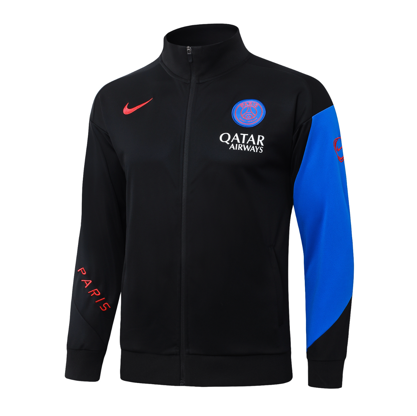 PSG 2026/2027 schwarzer Trainingsanzug