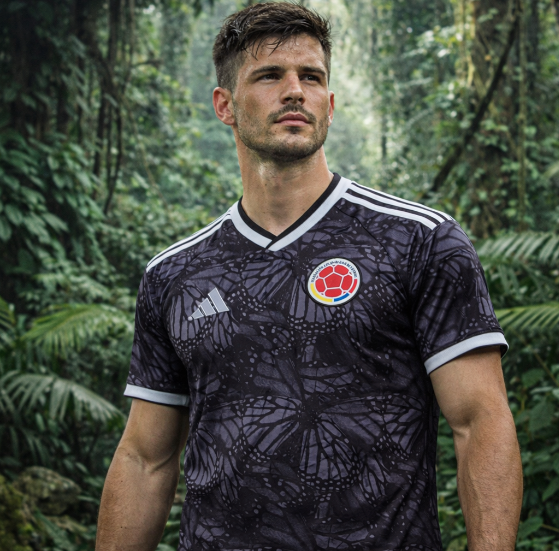 Maglia farfalla nera Colombia 2026