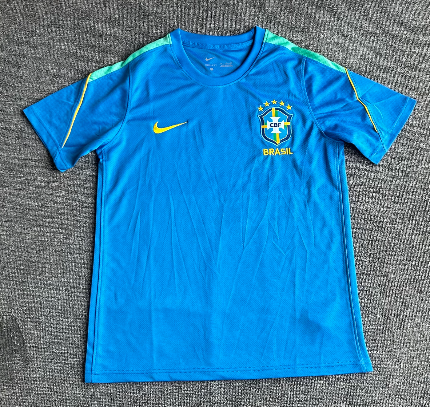 Maglia allenamento blu Brasile 2026