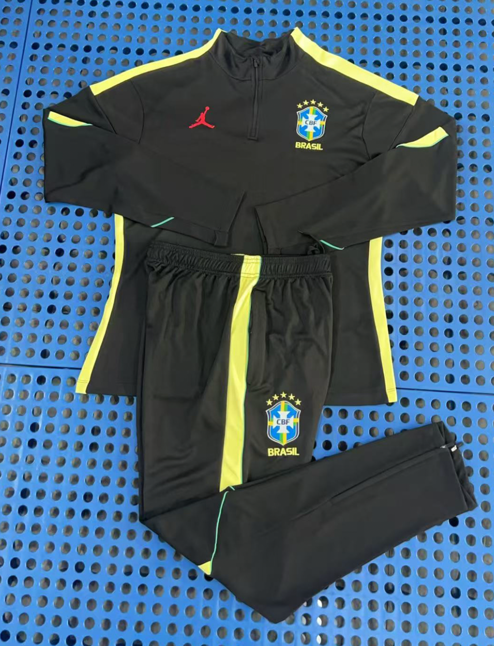 Brasilien Jordan Schwarz Trainingsanzug 2026