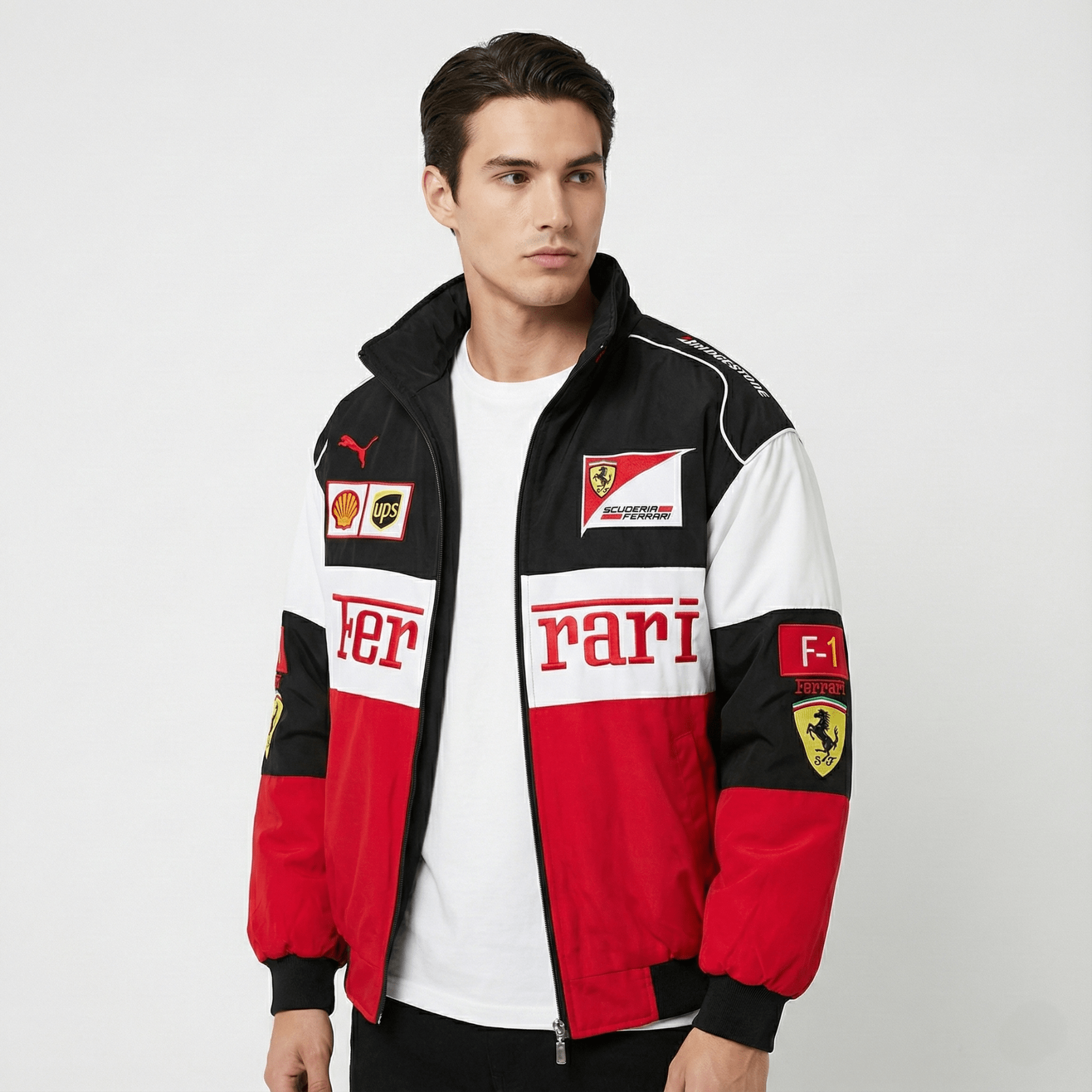 Chaqueta del Equipo de Carreras Rari F1 – Abrigo con cremallera Scuderia Motorsport