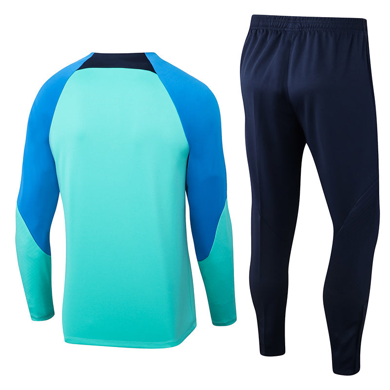 Barcelona 22-23 Blauer Trainingsanzug