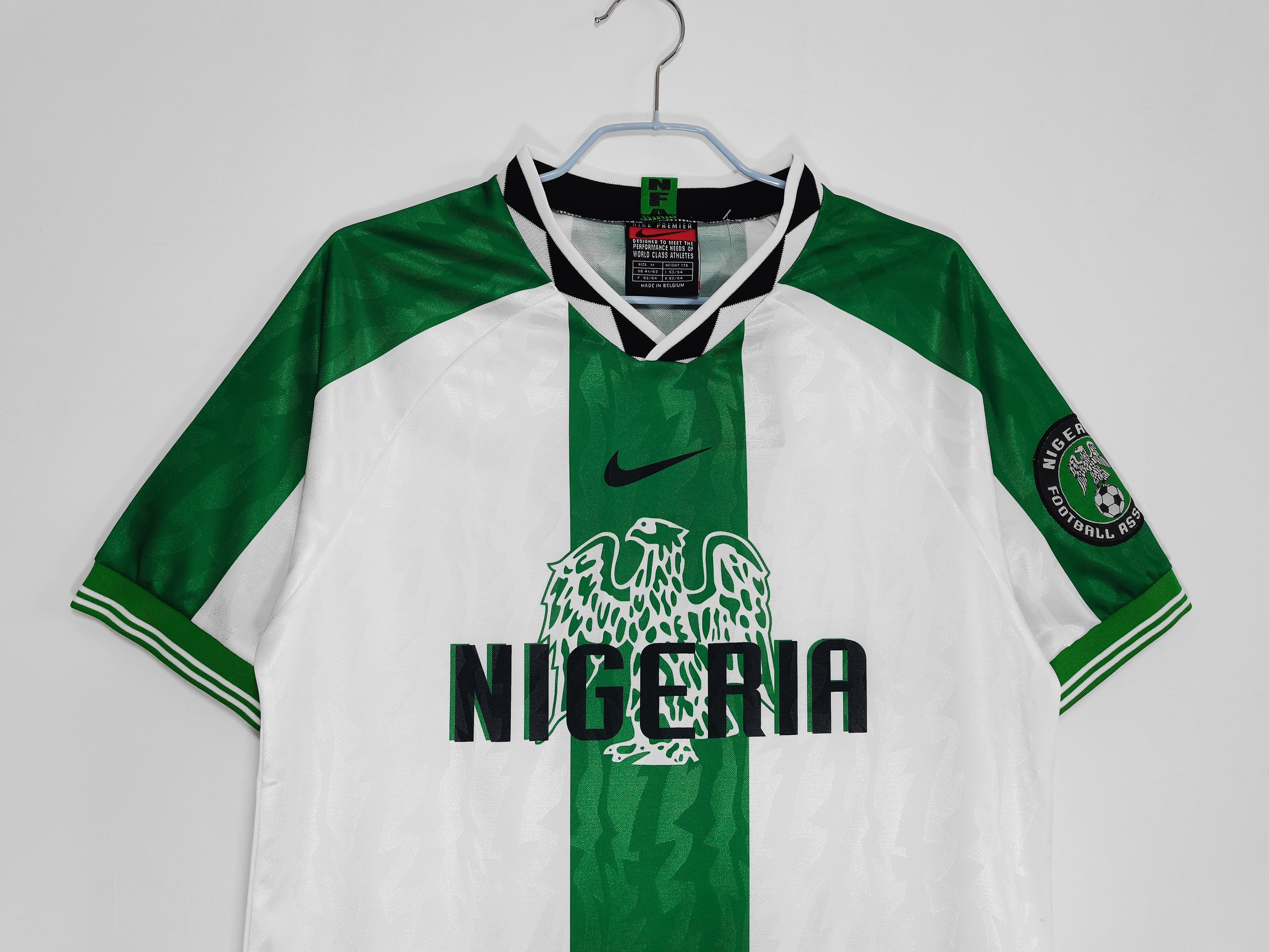 Uniforme Nigeria Blanco y Verde 1996/98