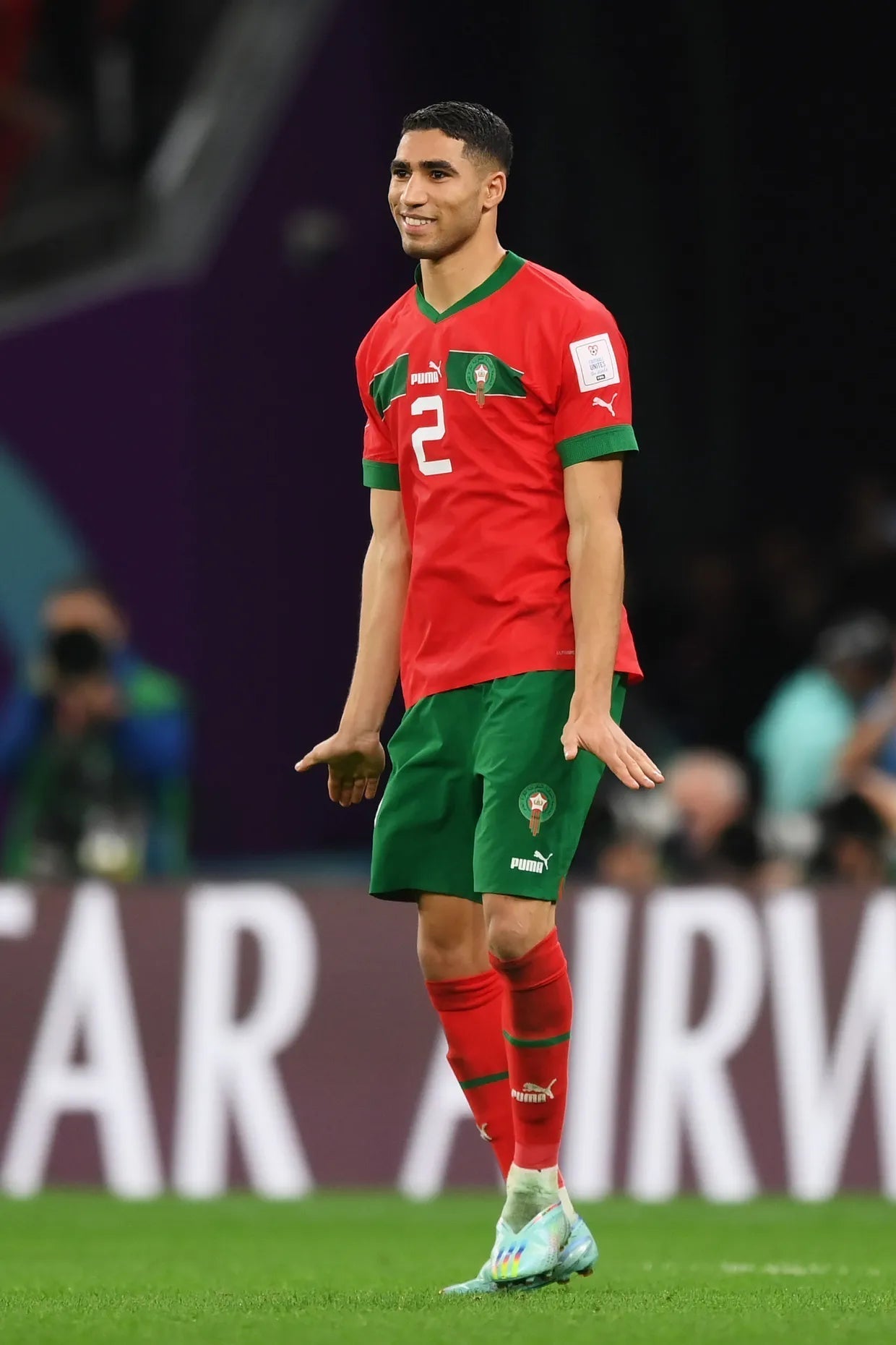 Maglia Home HAKIMI 2 Marocco Coppa del Mondo 2022