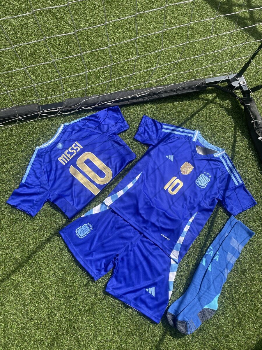 Argentina Kit Trasferta Bambini 2024/2025 con Messi 10