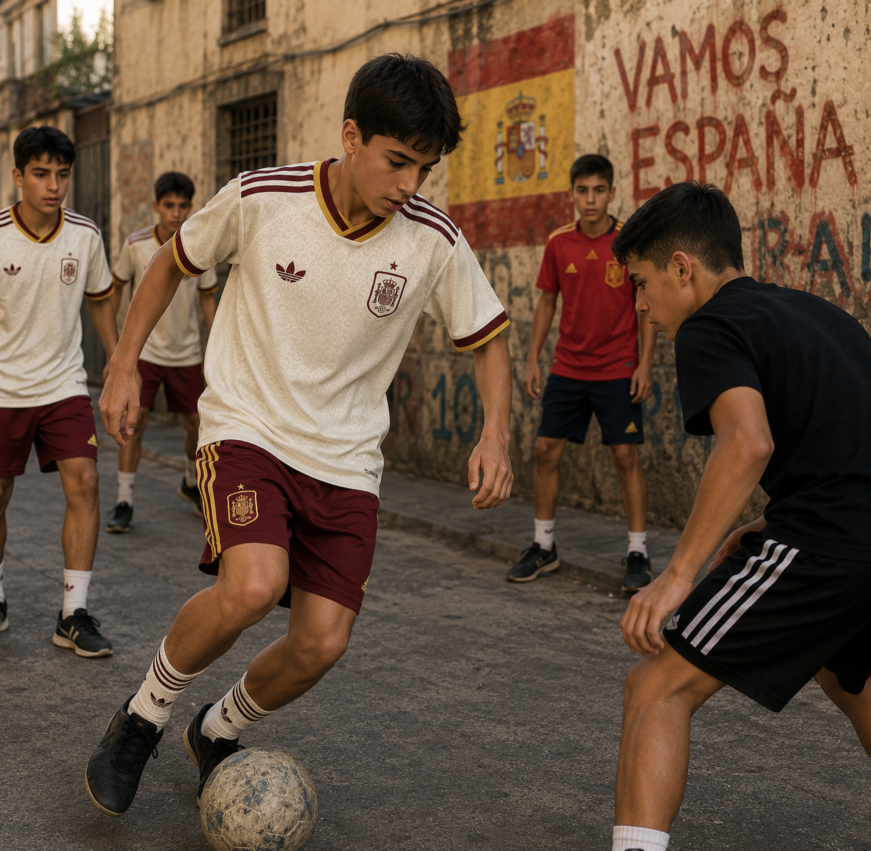 Camiseta infantil de visitante España Edición Copa Mundial 2026