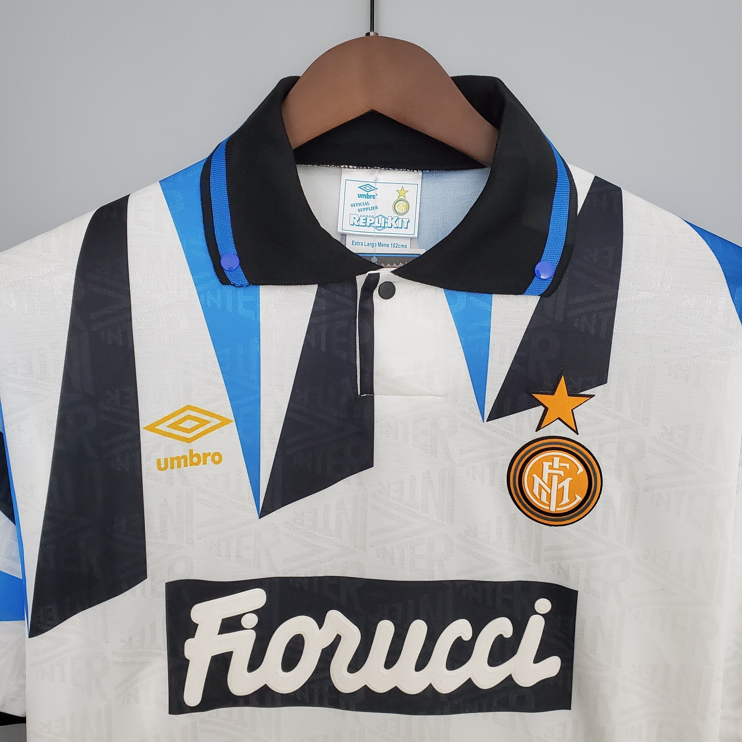 Equipación retro visitante Inter de Milán 1992/93
