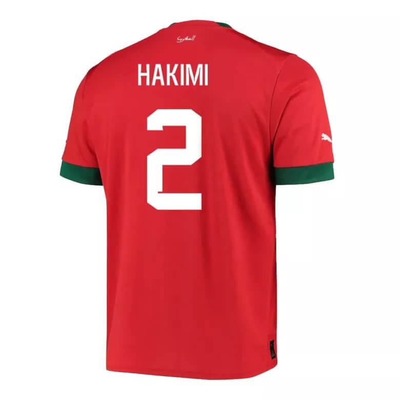 Maglia Home HAKIMI 2 Marocco Coppa del Mondo 2022