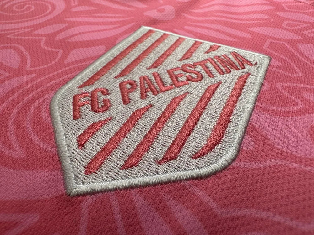 FC Palestina X Farrah Azam Collab Shirt Palästina Pinkes Trikot