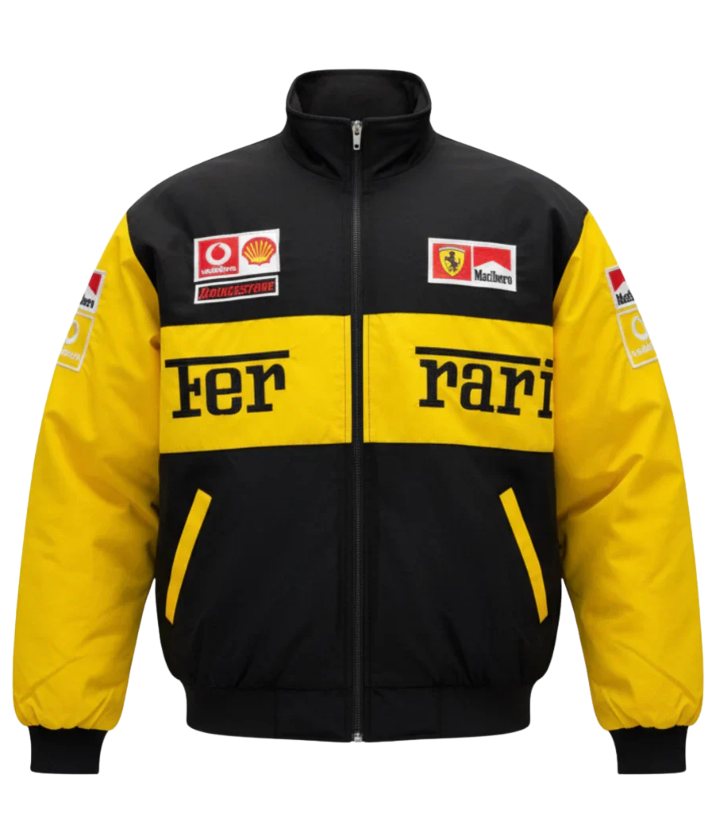 Chaqueta Vintage Amarilla Ferrari Racing