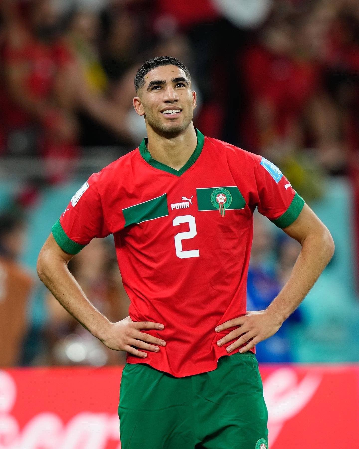 Maglia Home HAKIMI 2 Marocco Coppa del Mondo 2022