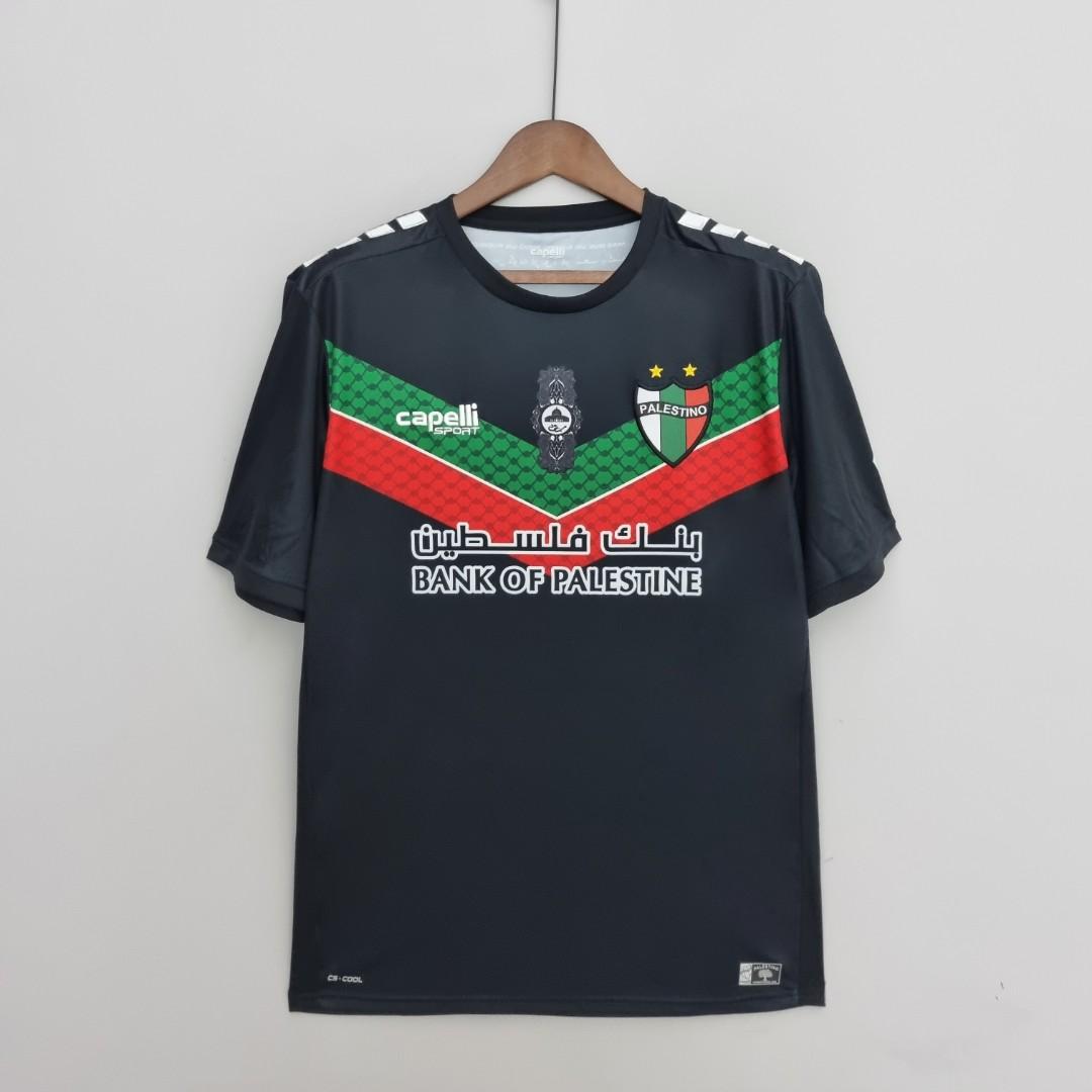 Maglia FC PALESTINO 22/23 Palestina nera