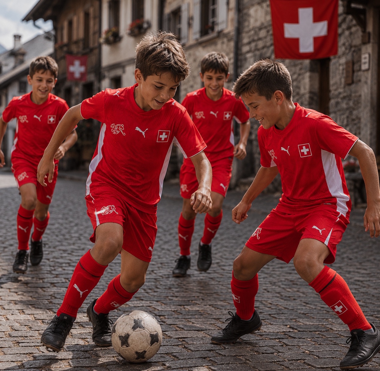 Maillot de la Coupe du Monde des Enfants Suisse 2026